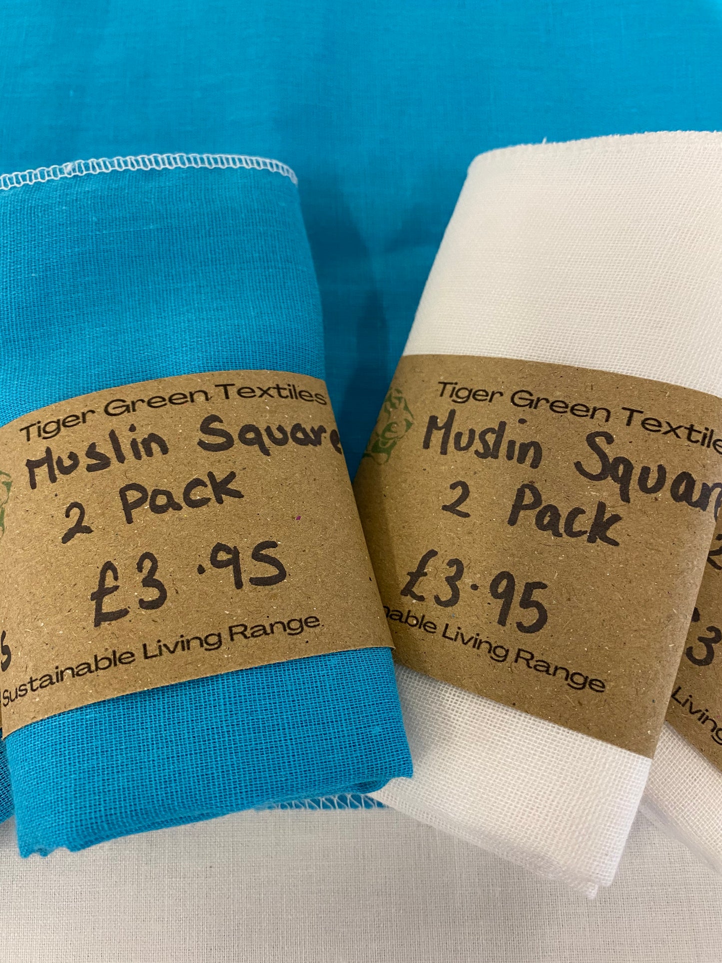 Reusable 100% Cotton Muslin Squares