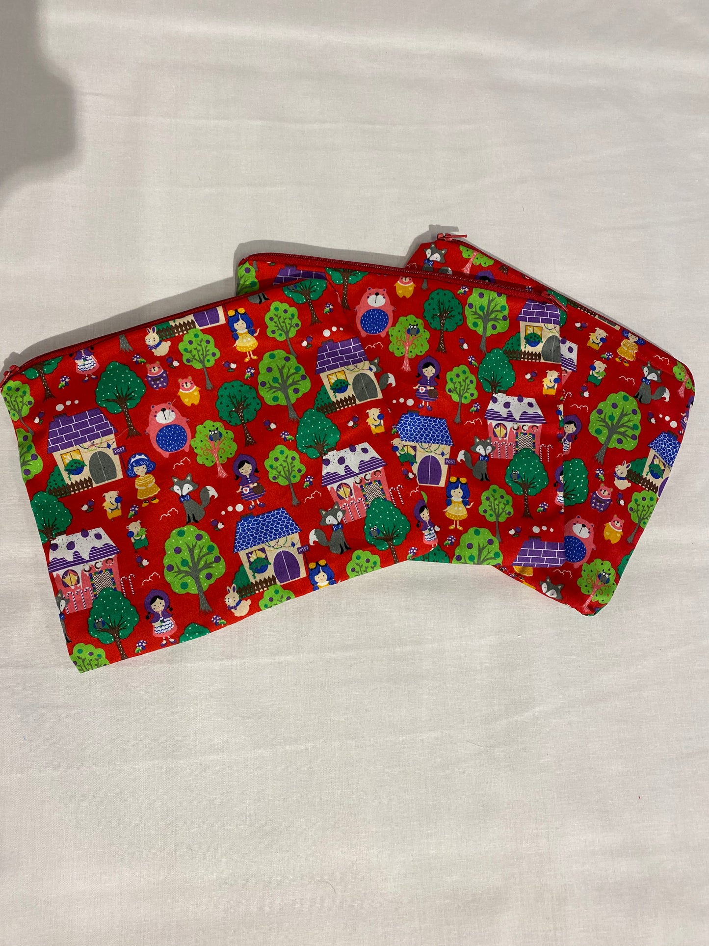 Water Resistant Lined Zipper Bag