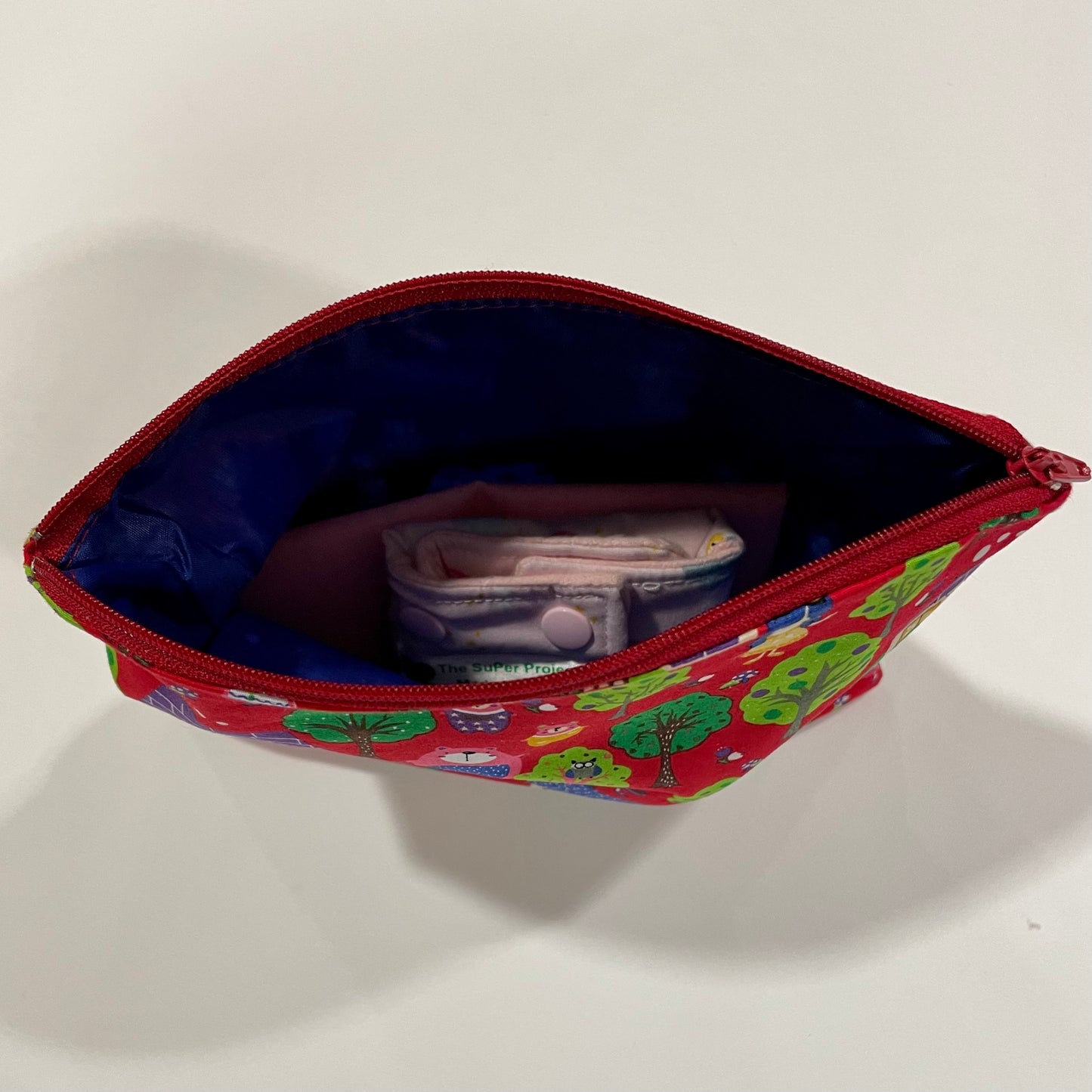 Water Resistant Lined Zipper Bag