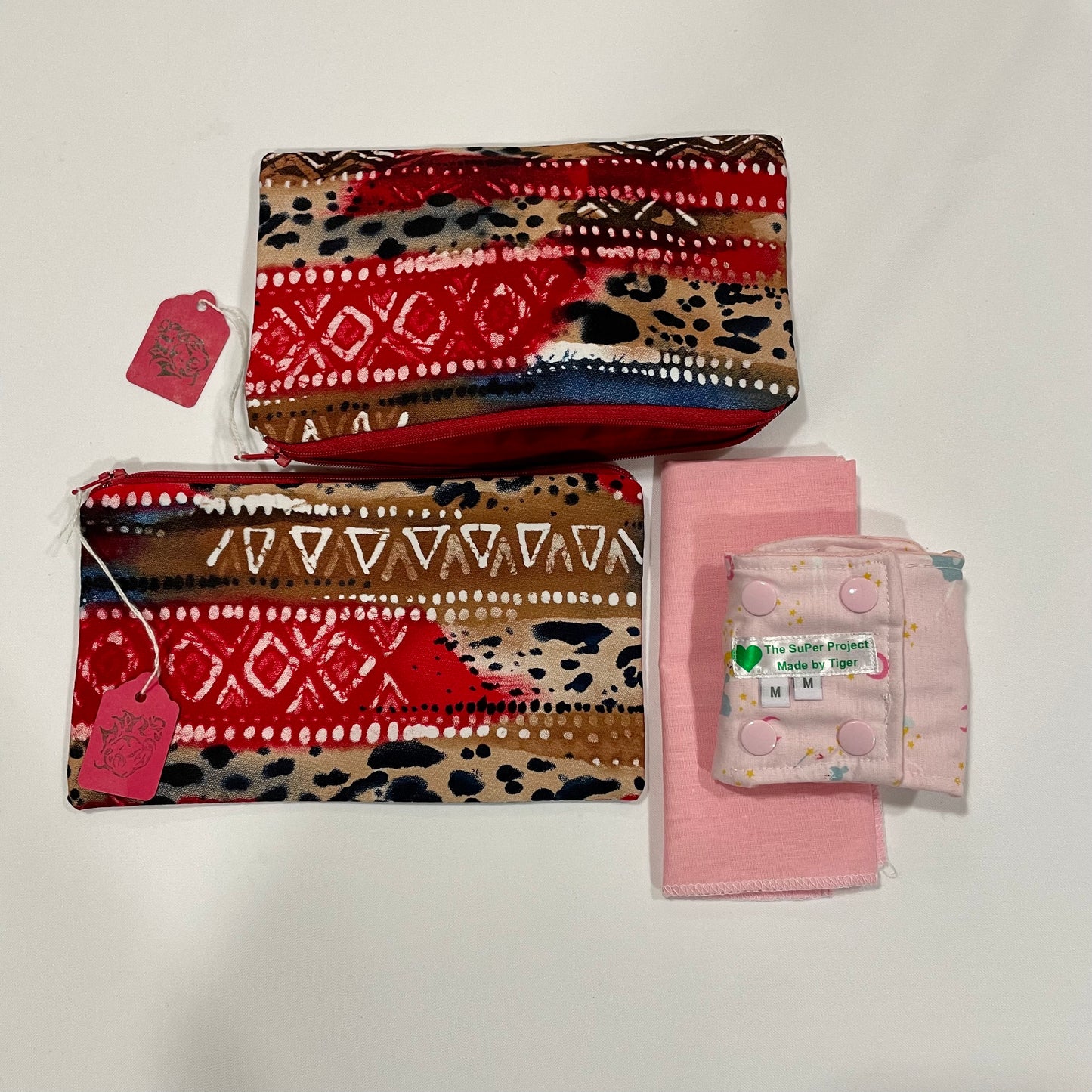 Water Resistant Lined Zipper Bag