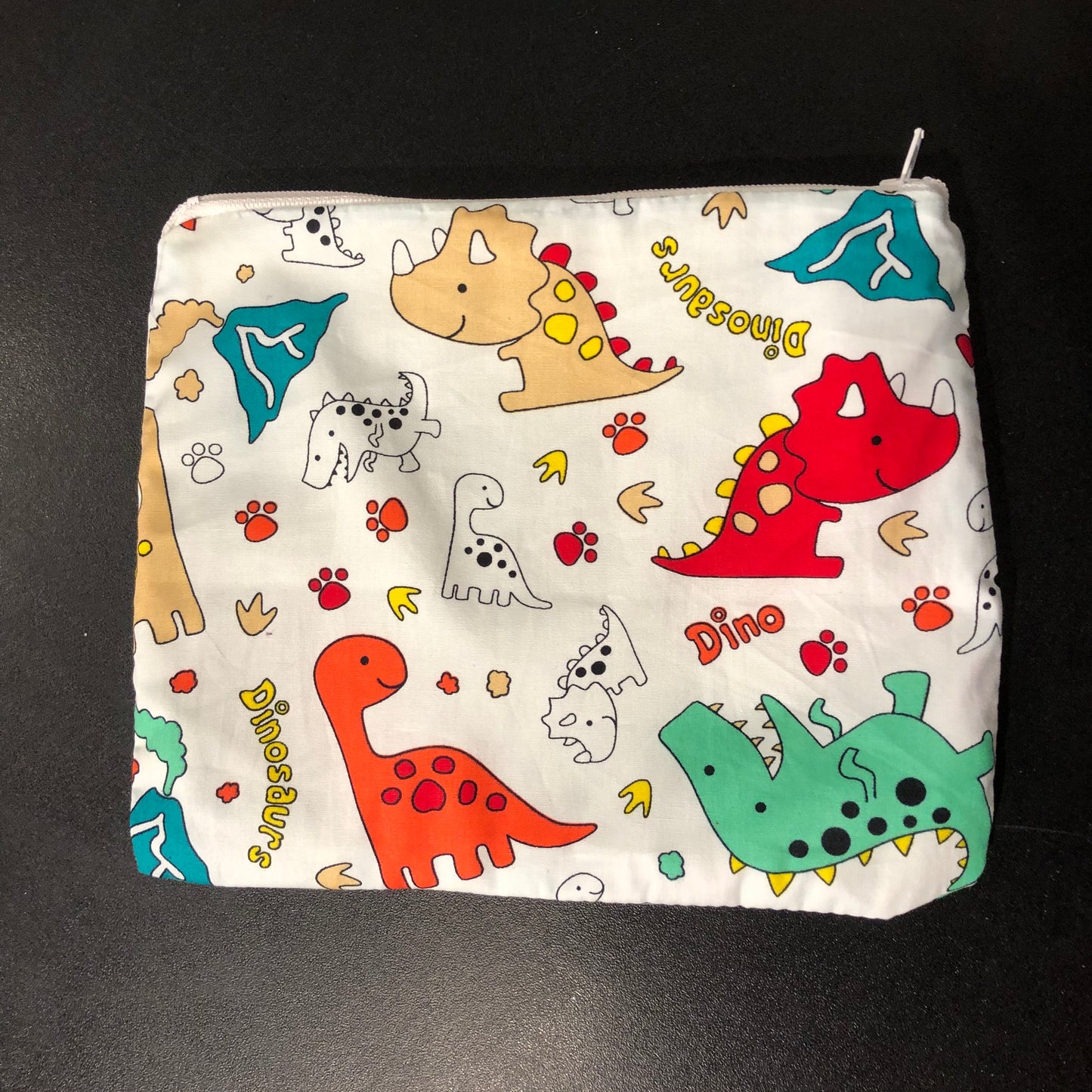 Dino Water Resistant Zipper Bag