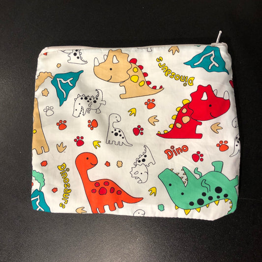Dino Water Resistant Zipper Bag