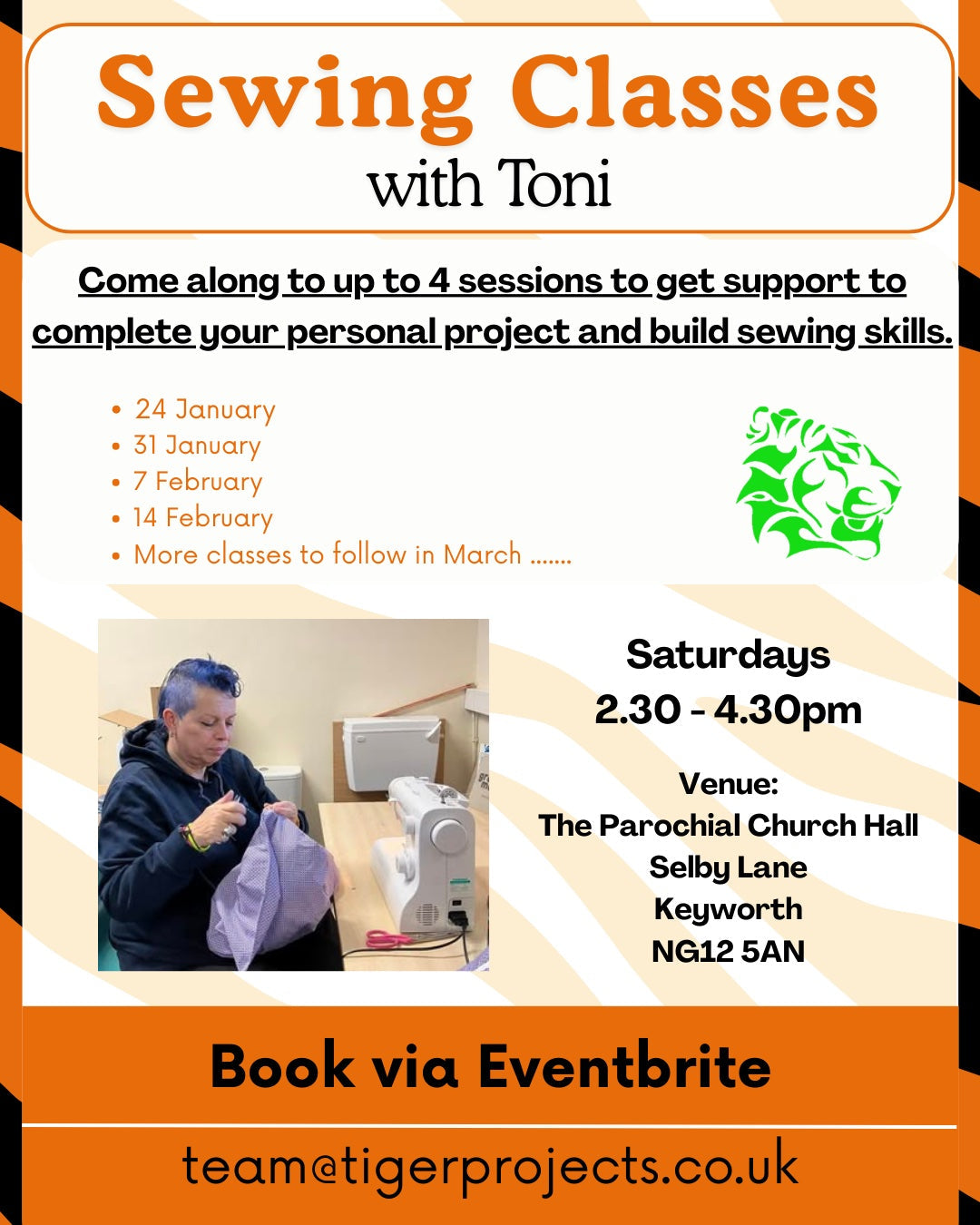 Sewing Classes in Keyworth