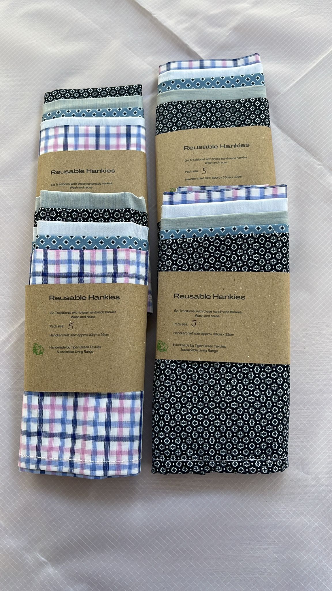 Handkerchiefs 2-Pack and multi-pack