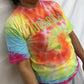 Adult tie dye t-shirts - upcycled Hoodrich