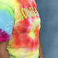 Adult tie dye t-shirts - upcycled Hoodrich