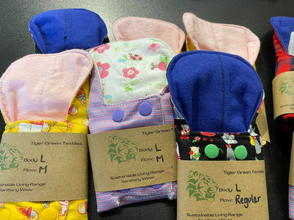 Reusable menstrual pads - Starter Multipack