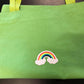 Tiger Green Rainbow Shopper Bag
