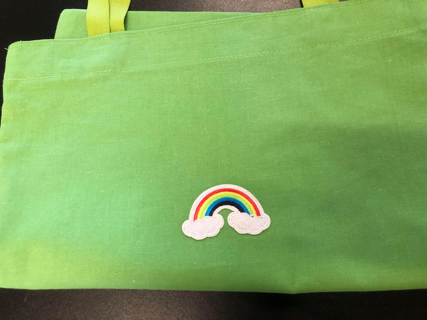 Tiger Green Rainbow Shopper Bag